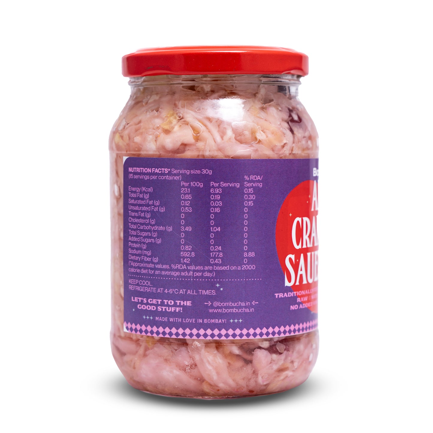 Sauerkraut-Apple Cranberry & Cabbage 450gm (MUM)