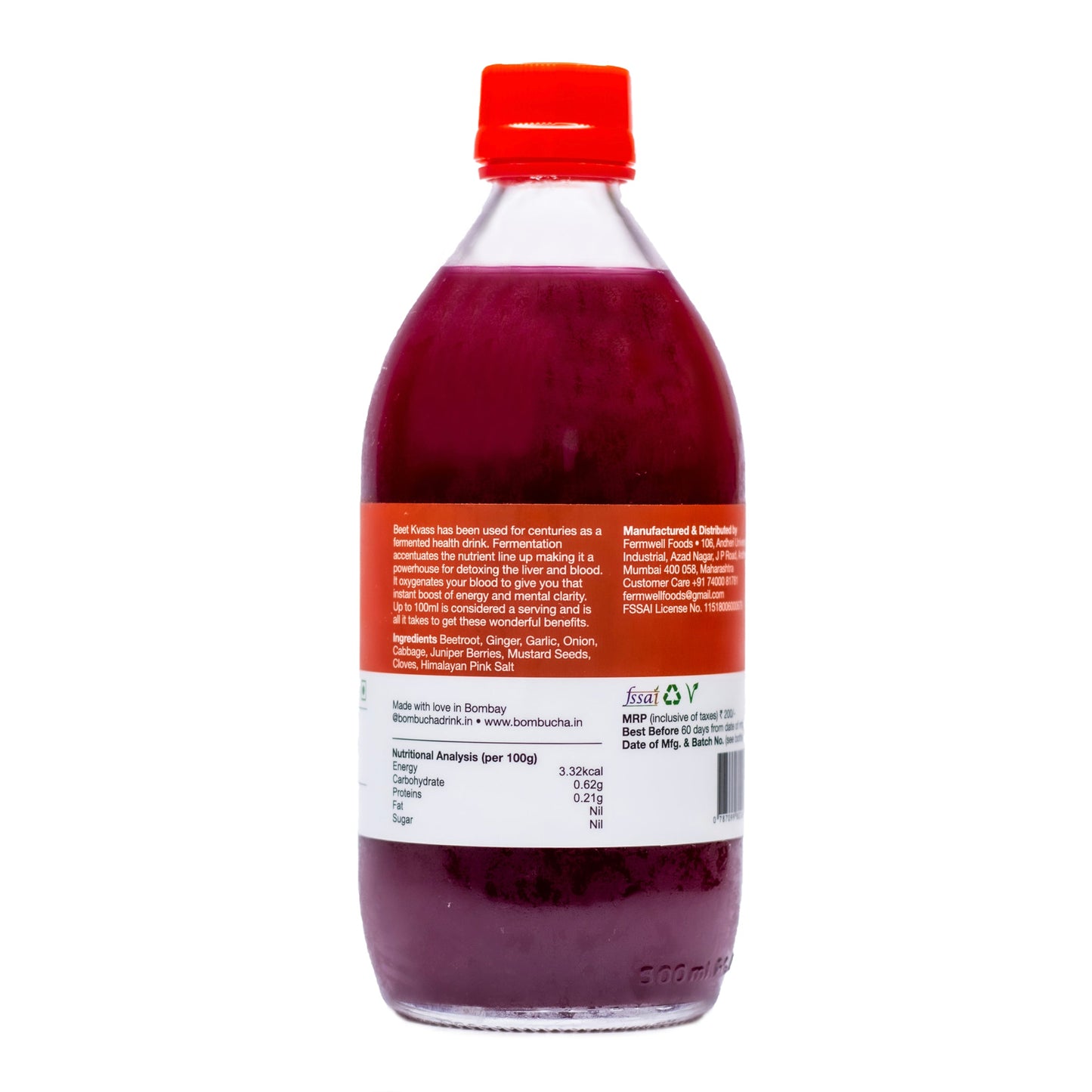 Beet Kvass-Liver tonic 500ml (MUM)