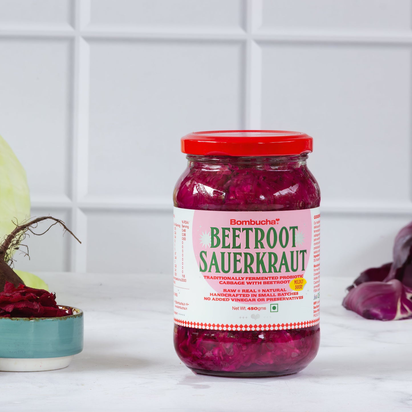 Sauerkraut-Beetroot & Cabbage 450gm (IND)