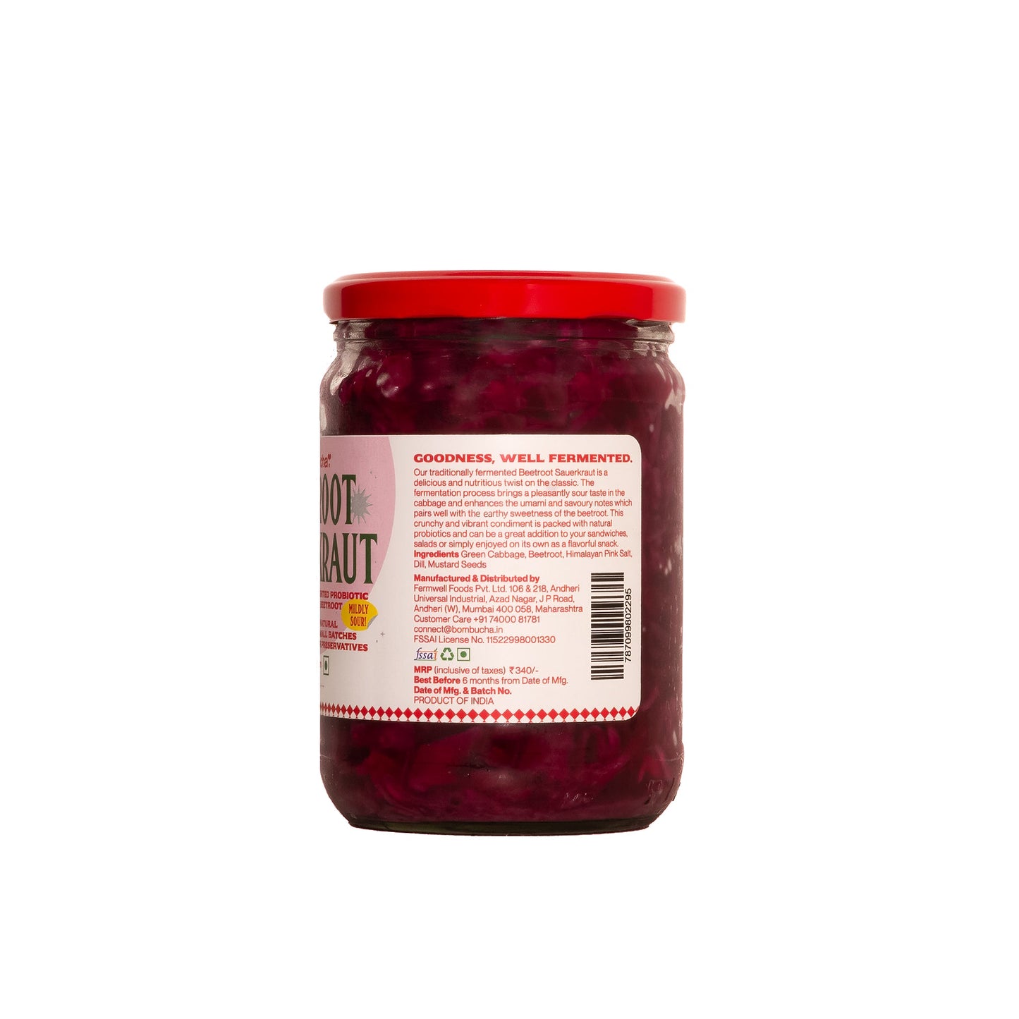 Sauerkraut-Beetroot & Cabbage 450gm (IND)