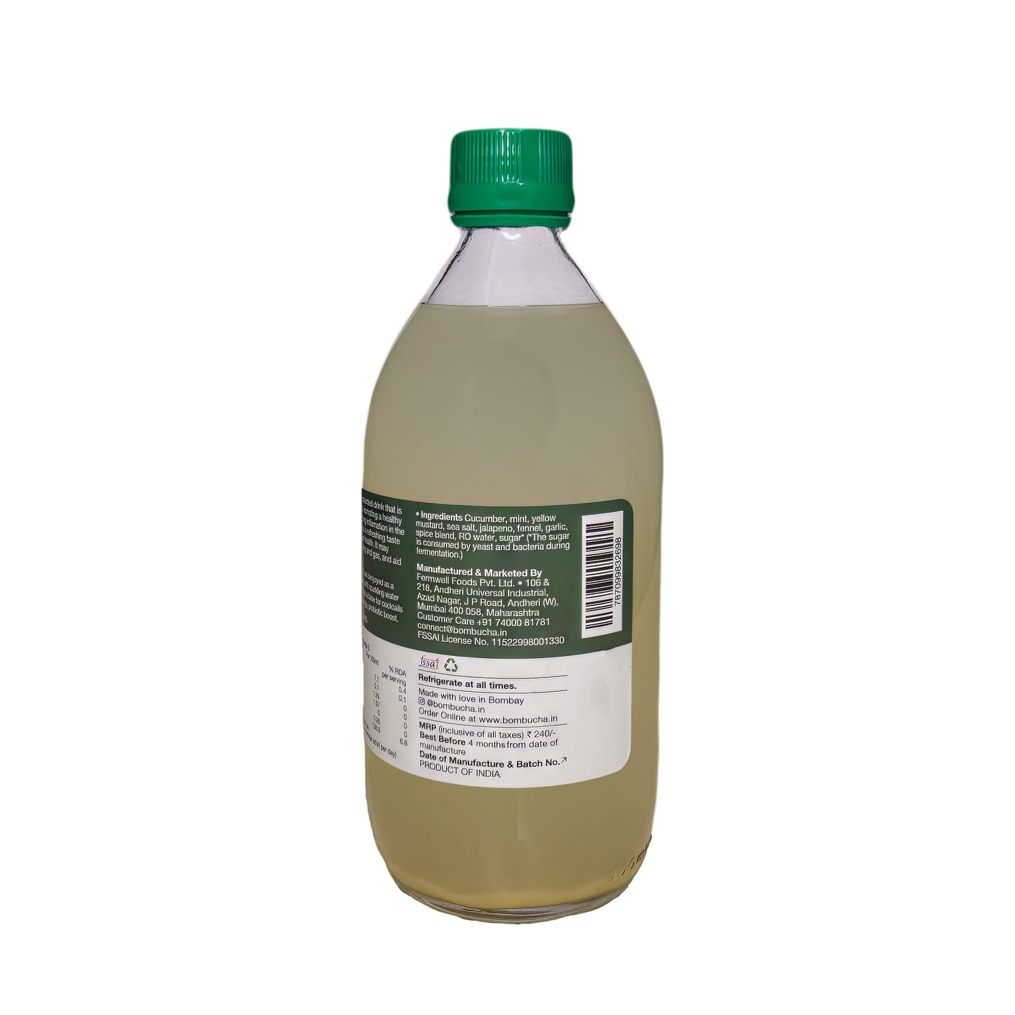 Cucumber kvass 500ml (HYD)