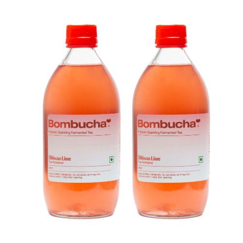 Pack of 2 - Hibiscus Lime kombucha 500ml
