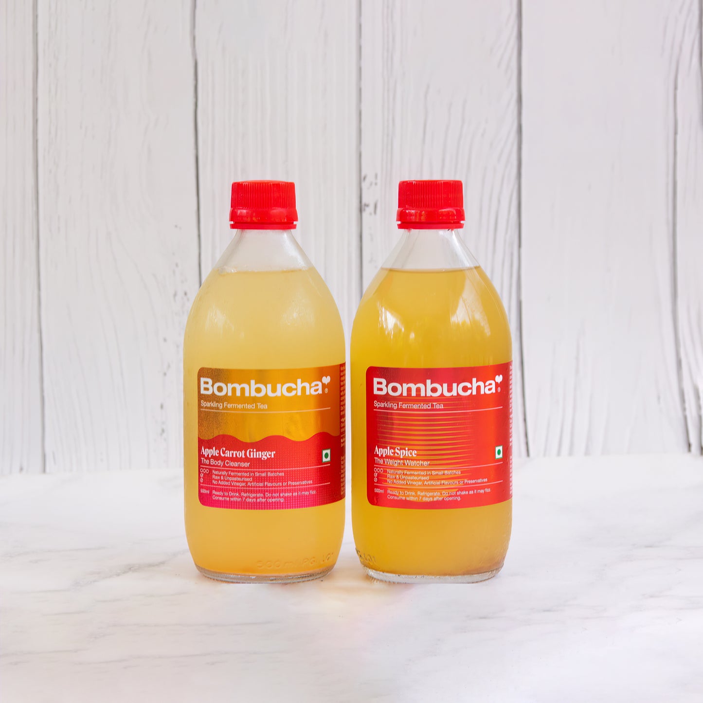 Kombucha - Apple Spice + Apple Carrot Ginger Combo (BLR)