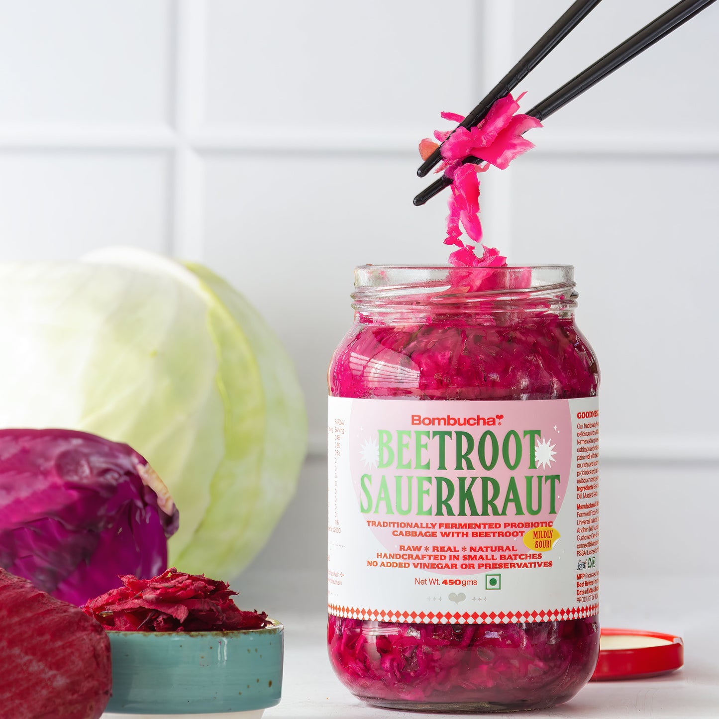 Sauerkraut-Beetroot & Cabbage 450gm (IND)