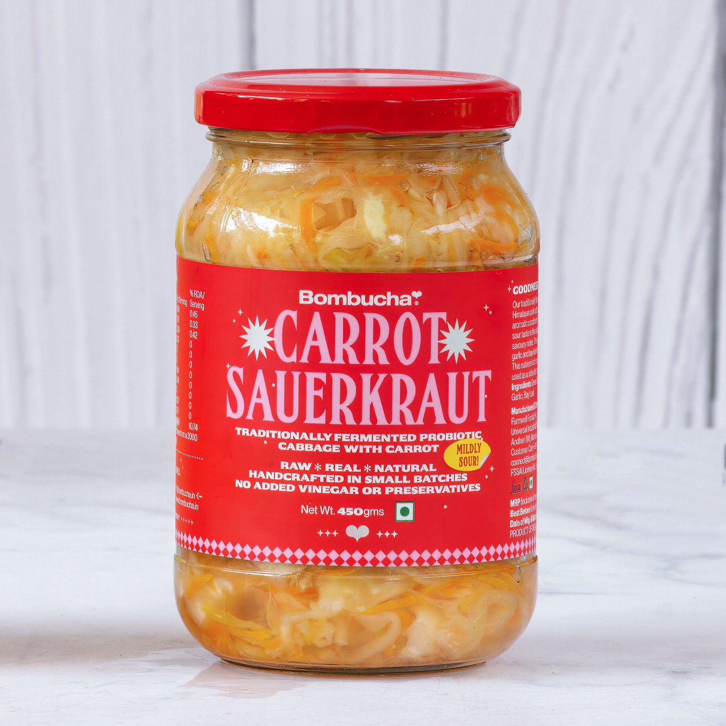 Sauerkraut-Carrot & Cabbage 450gm (IND)