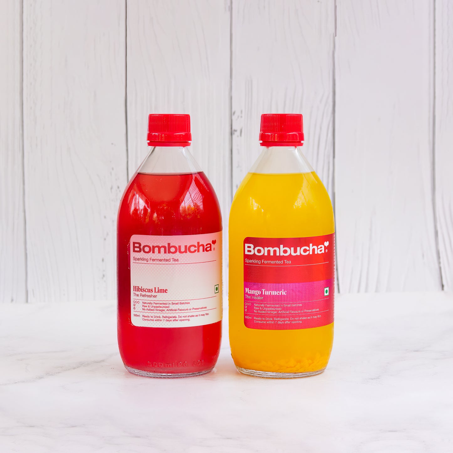 Kombucha - Mango Turmeric + Hibiscus Lime Combo (HYD)