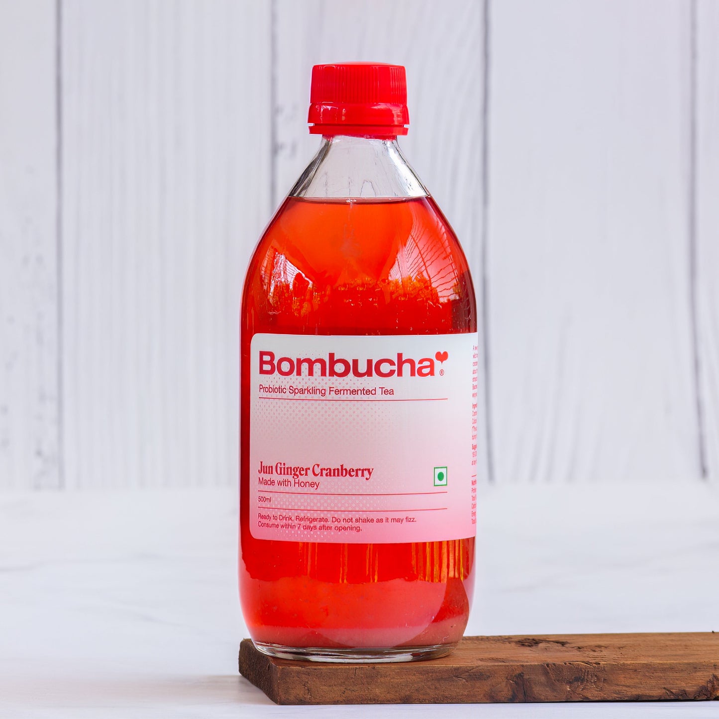 Kombucha-Jun Ginger & Cranberry 500ml (IND)