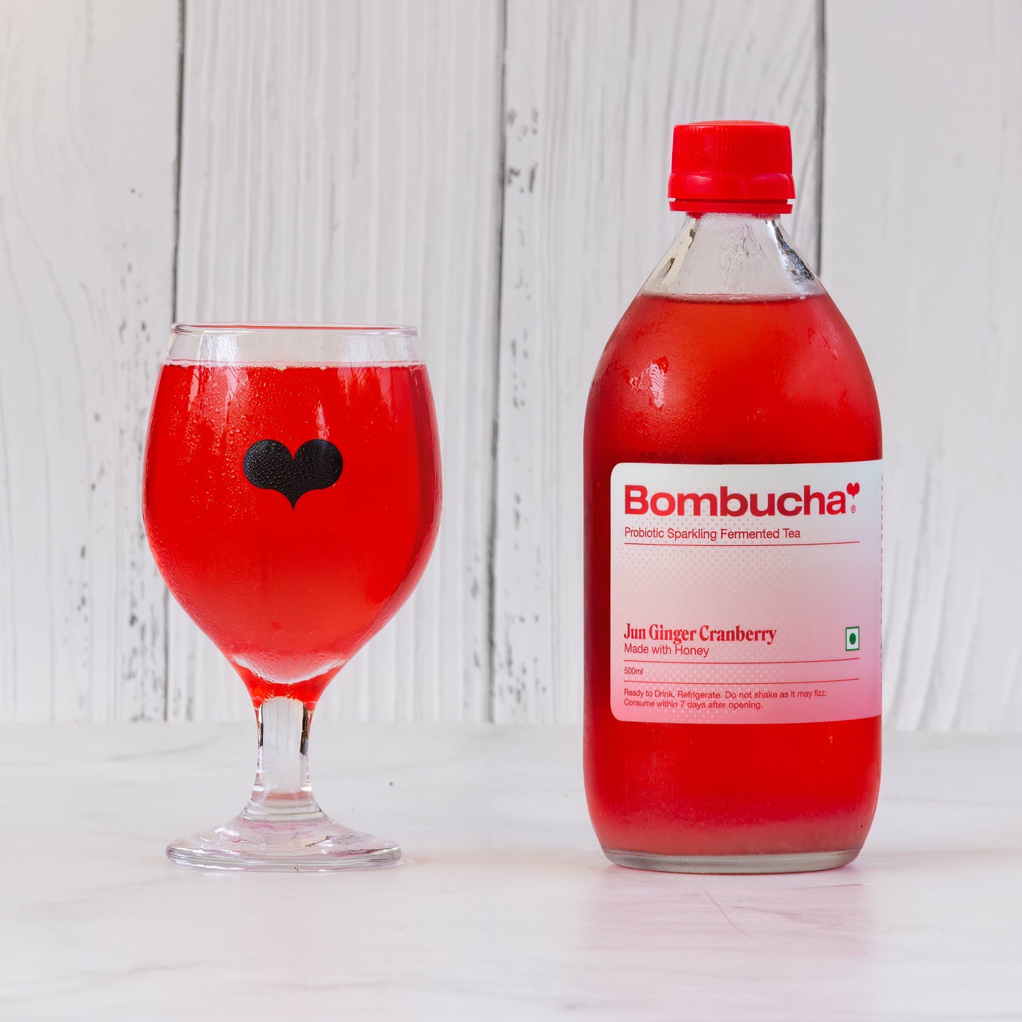 Kombucha-Jun Ginger & Cranberry 500ml (IND)