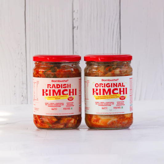 Kimchi Duo Pack - Original Kimchi + Radish Kimchi (IND)