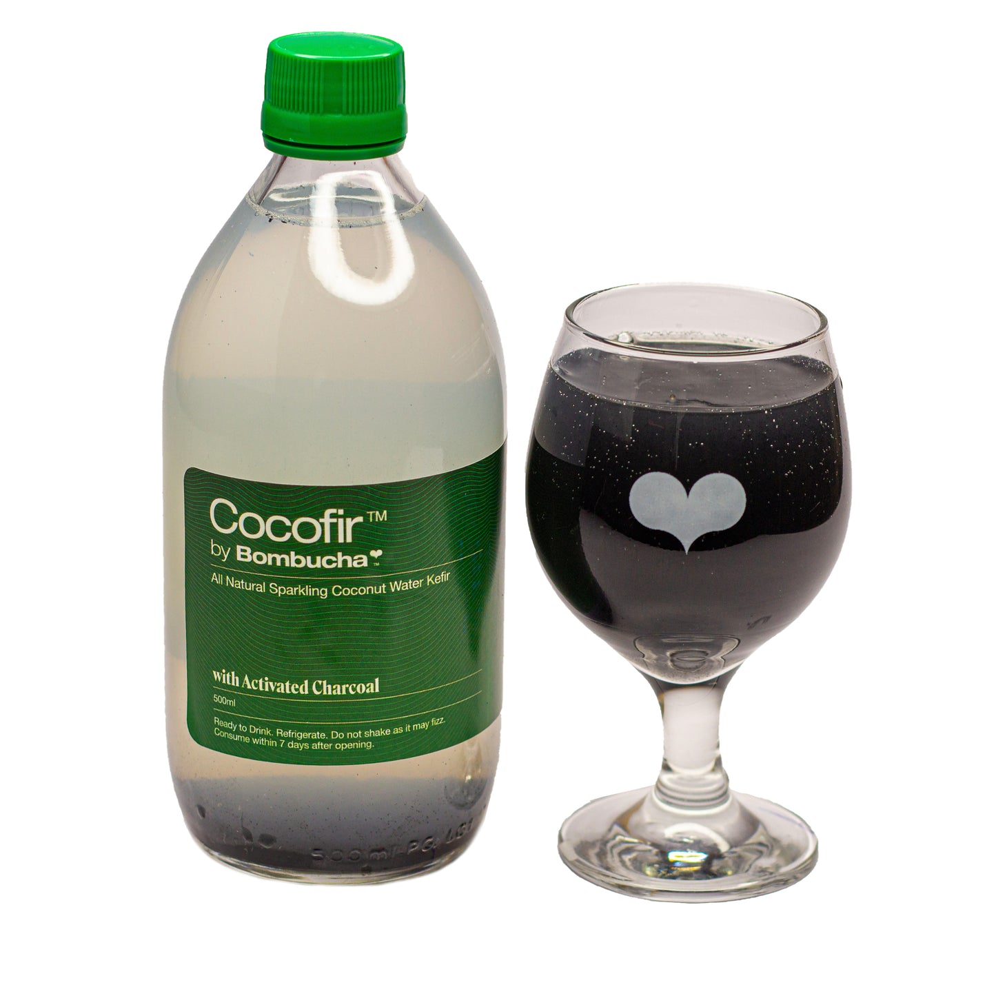 Coconut water Kefir with Activated Charcoal