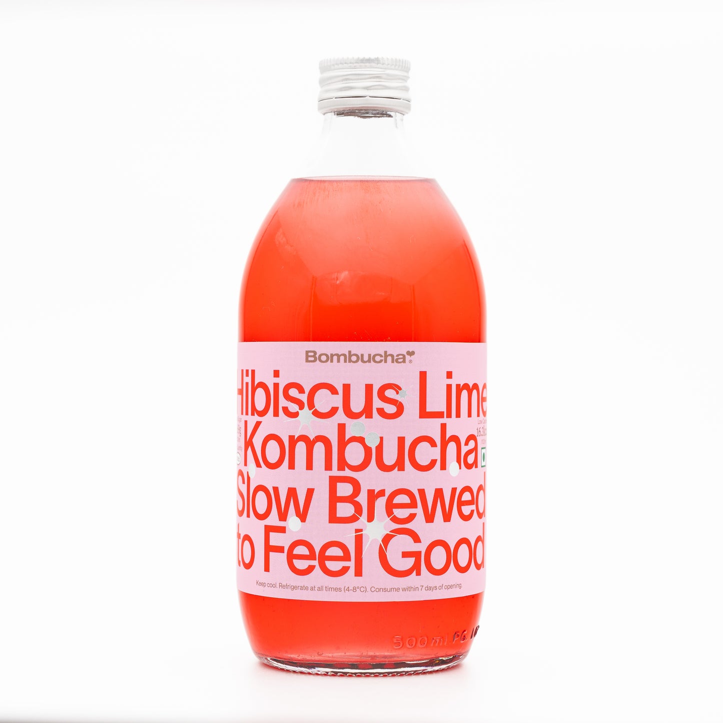Kombucha-Hibiscus Lime 500ml