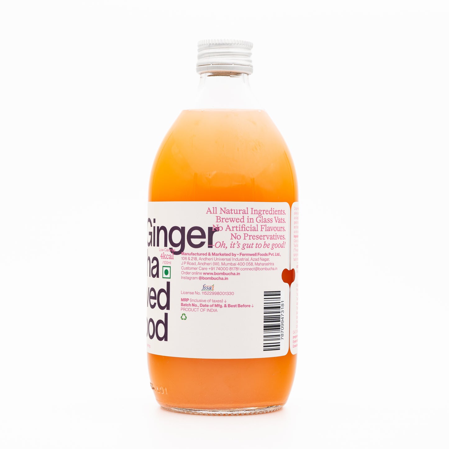 Kombucha-Apple Carrot Ginger 500ml