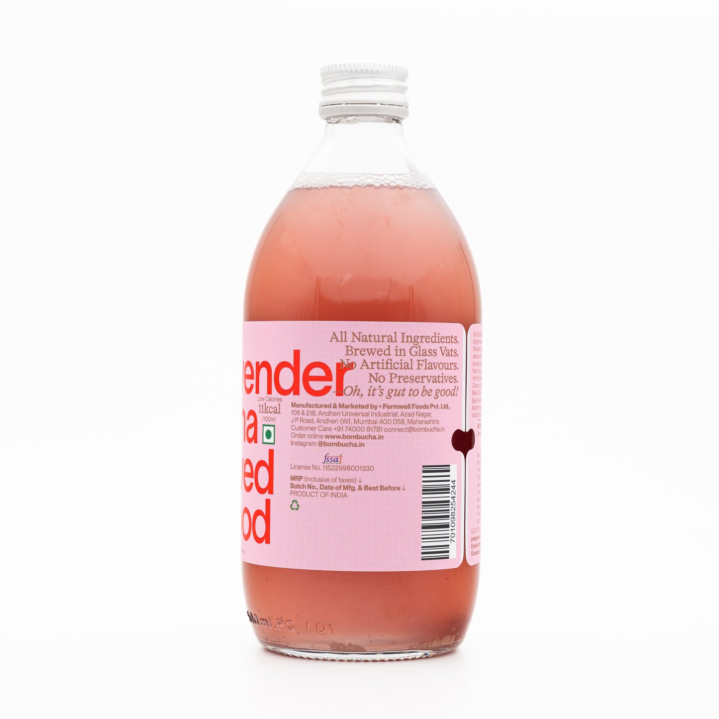 Kombucha-Blueberry Lavender 500ml