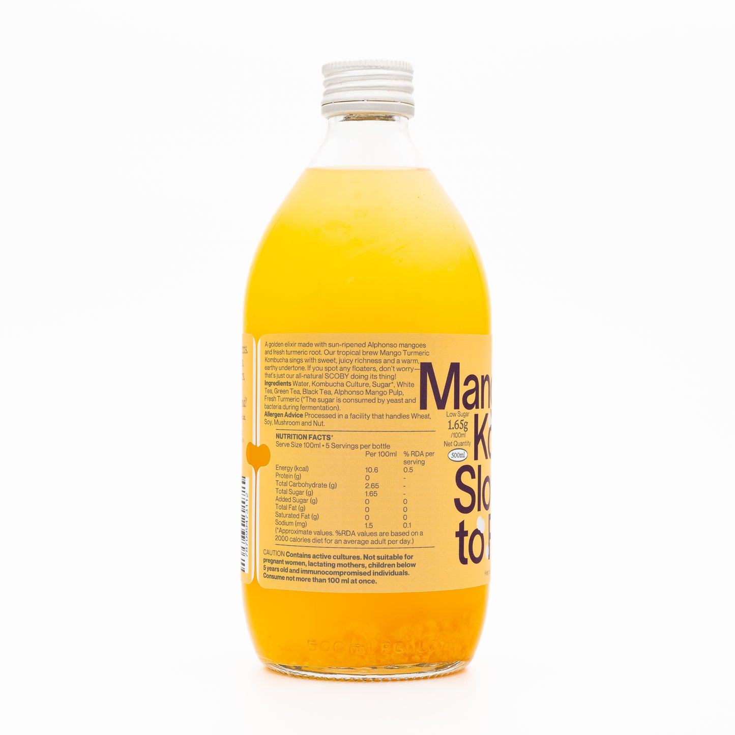 Kombucha-Mango Turmeric 500ml