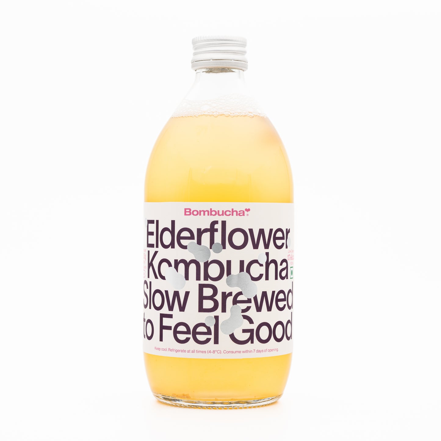 Kombucha-Elderflower in White tea 500ml
