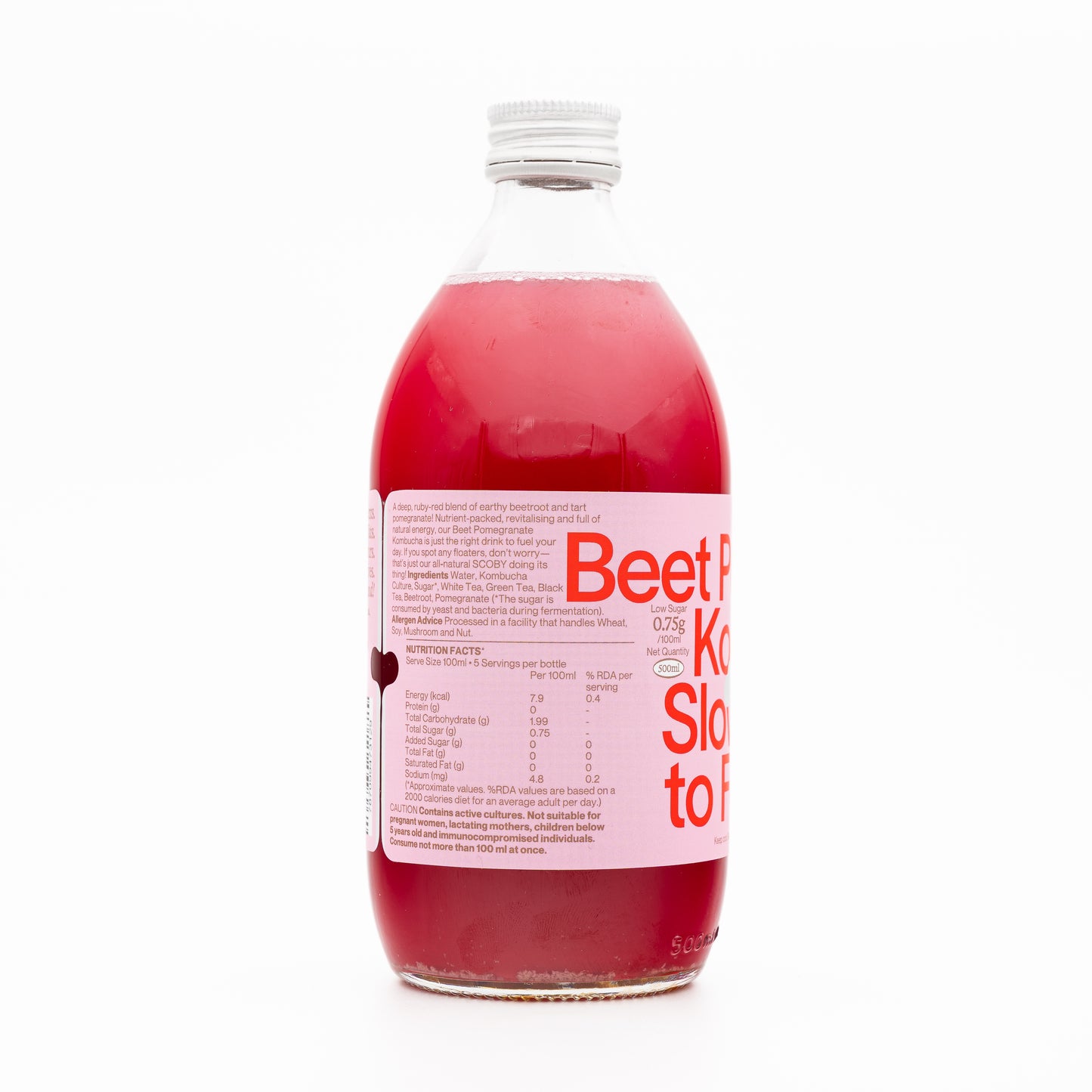 Kombucha-Beetroot Pomegranate 500ml