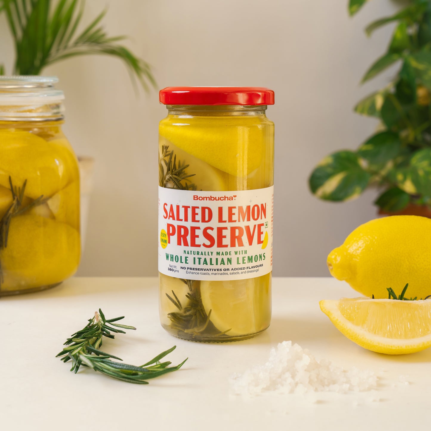 Salted Lemon Preserve 380 Gm (MUM)