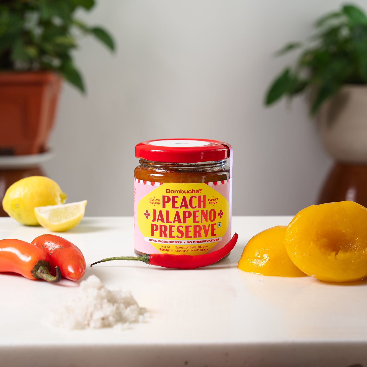 Peach Jalepeno Preserve 200gm (BLR)