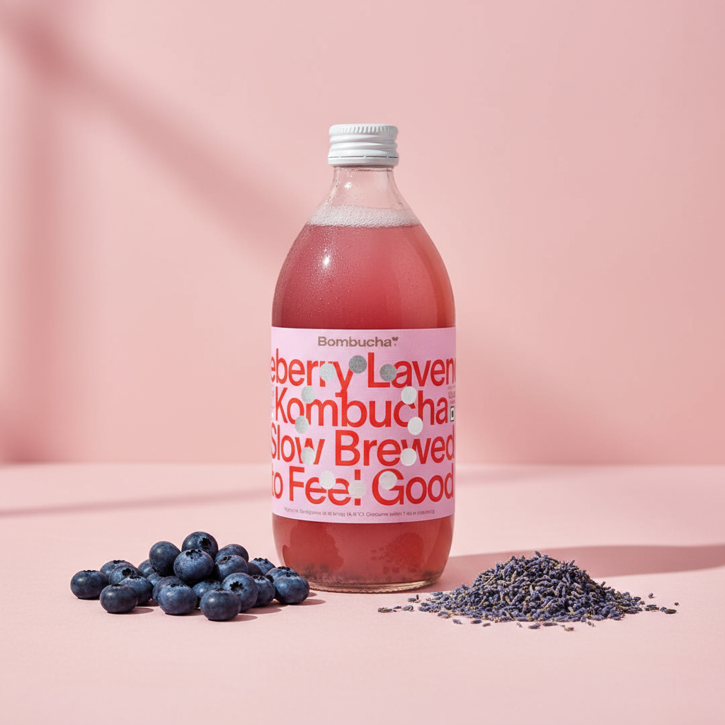 Kombucha-Blueberry Lavender 500ml