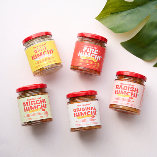 Kimchi Fam Trial Pack - Radish+White+Mirchi+Orginal+Fire (MUM)