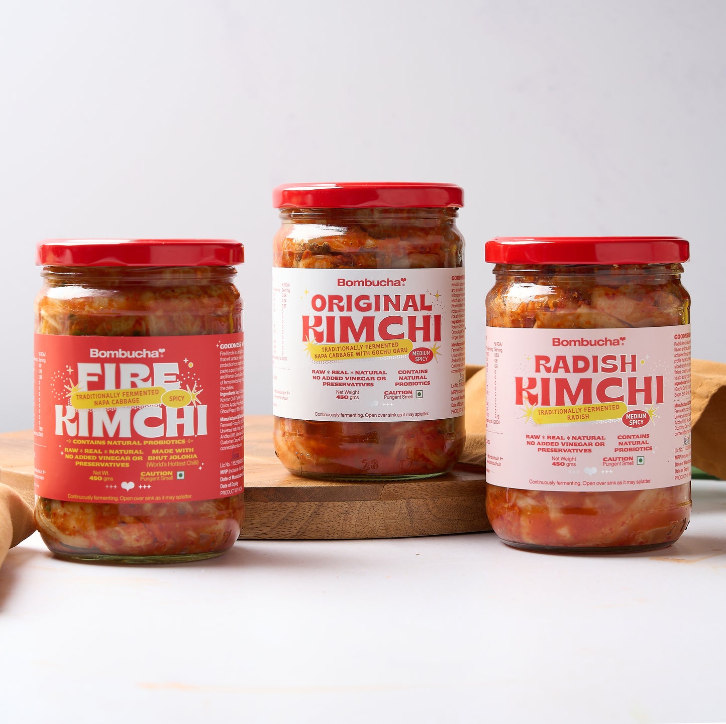 Kimchi Variety Pack -Original+Fire+Radish (HYD)