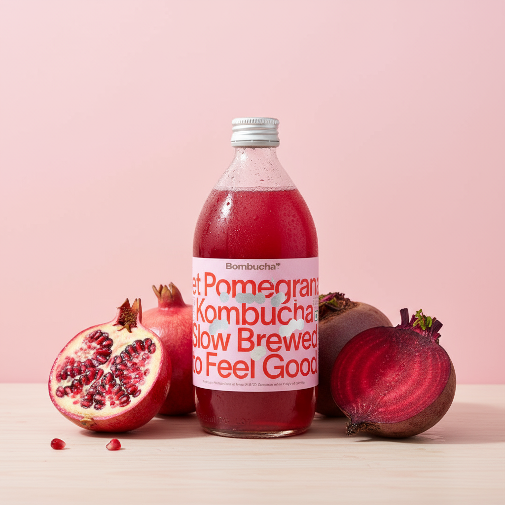 Kombucha-Beetroot Pomegranate 500ml