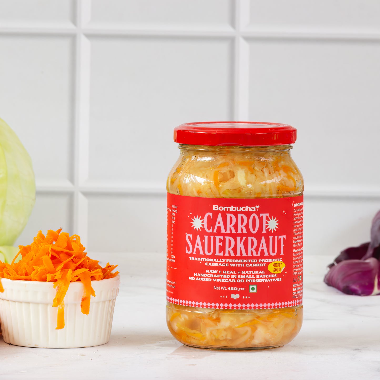 Sauerkraut-Carrot & Cabbage  450gm (HYD)