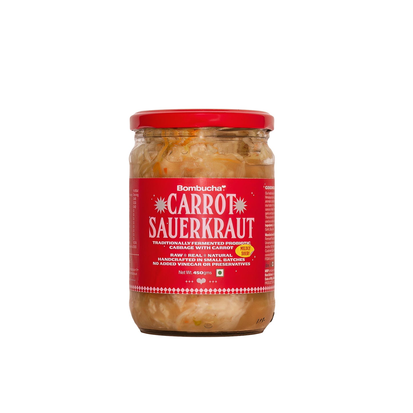 Sauerkraut-Carrot & Cabbage  450gm (dl)