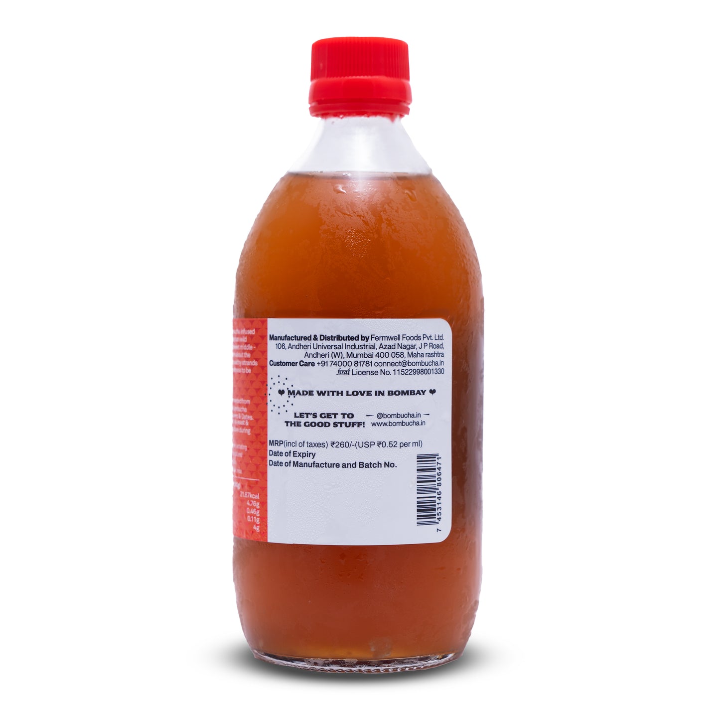 Kombucha-Chamomile Date 500ML (MUM)