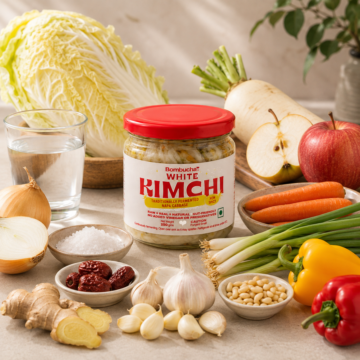 Kimchi - White (Non Spicy) 250g