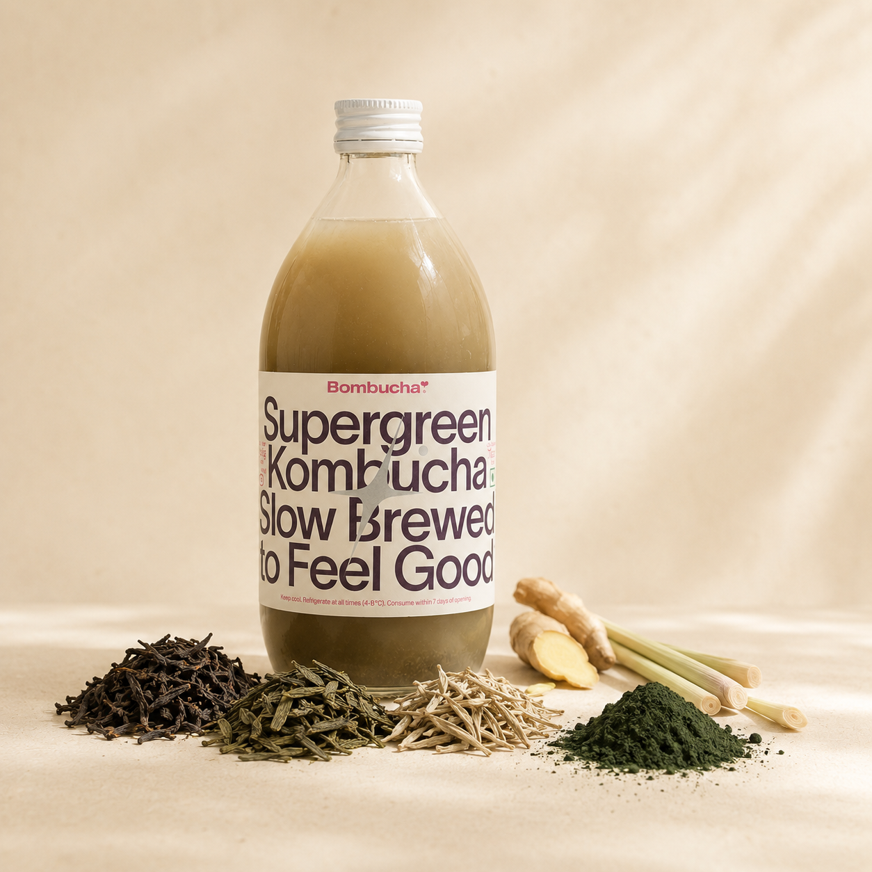 Kombucha - Supergreen 500ml