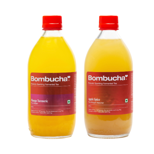 Kombucha - Apple spice + Mango Turmeric Kombucha Fruity Combo