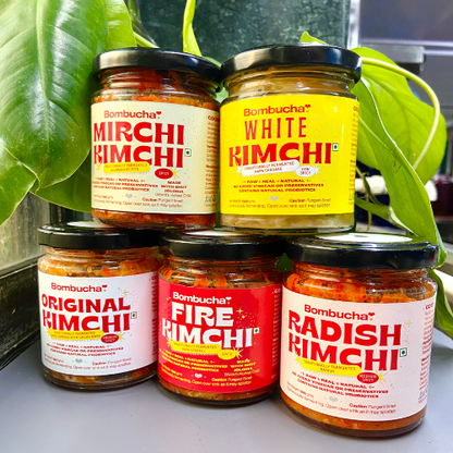 Kimchi Fam Trial Pack - Radish+White+Mirchi+Orginal+Fire (BLR)