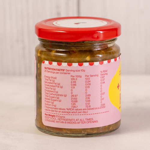 Peach Jalepeno Preserve 200gm (BLR)