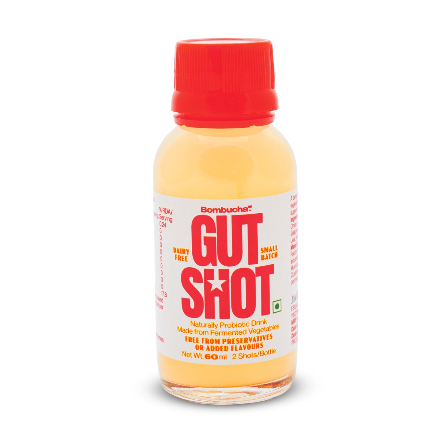 Gut shot - Natural Probiotic Drink 60ml (BLR)