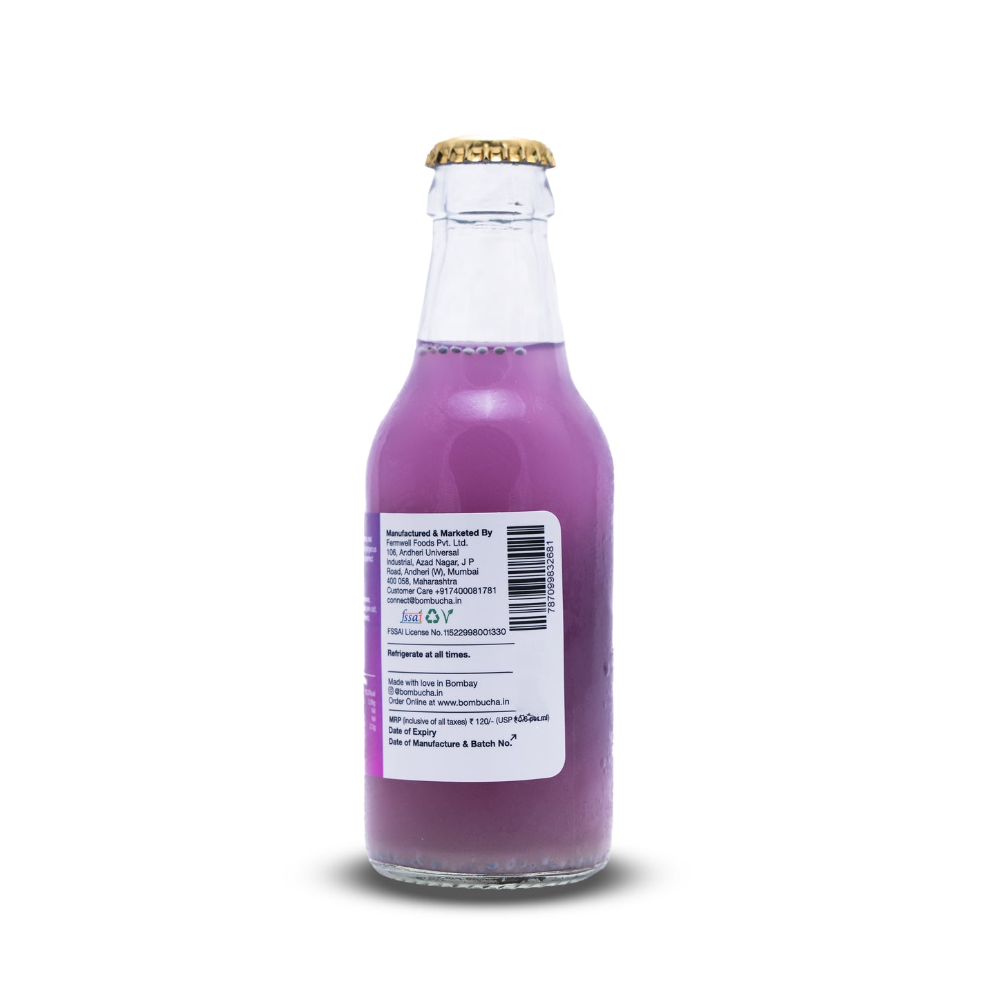 Ginger Ale-Lavender with Basil Seeds 200ml (HYD)