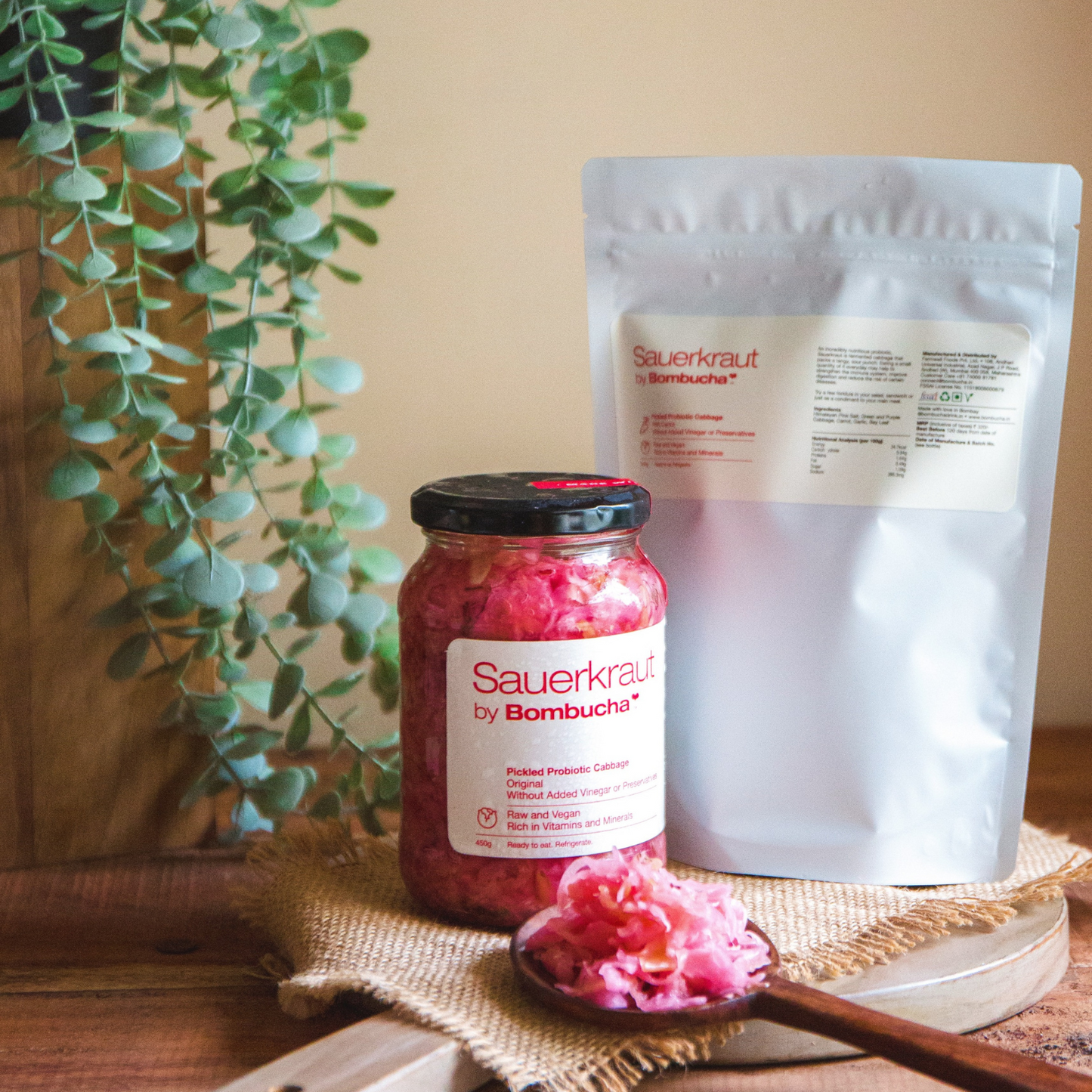 Original Sauerkraut POUCH Pack - 450 GM