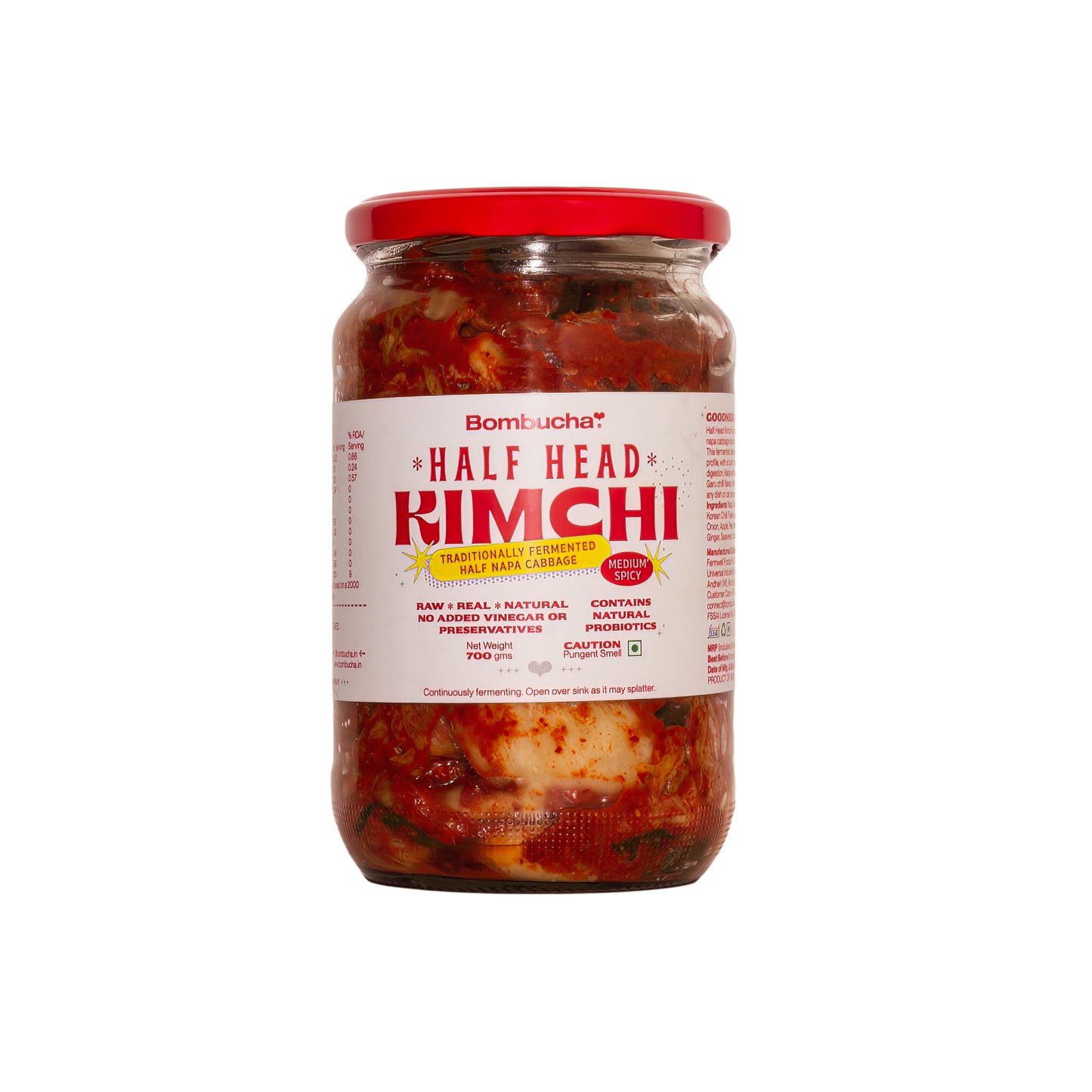 Half Head Kimchi 700gm Jar (DL)