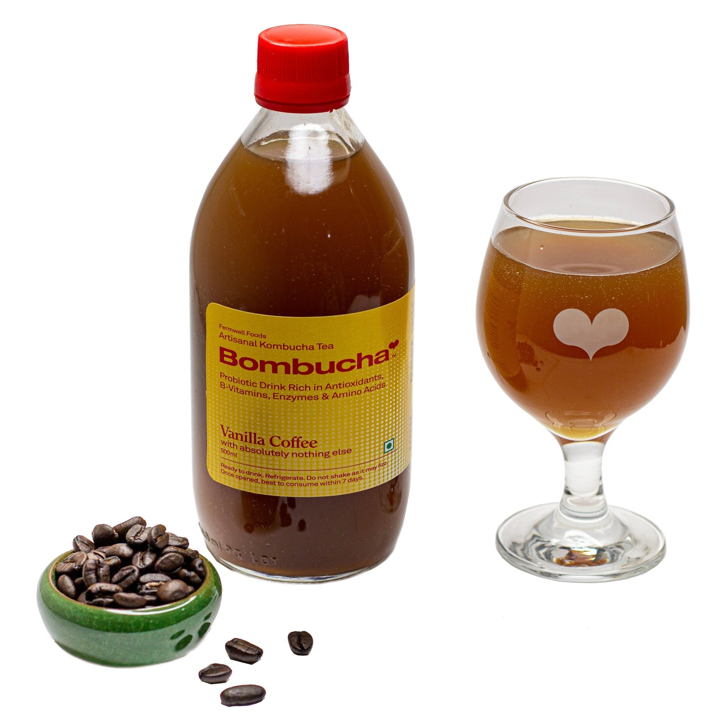 Kombucha-Vanilla Coffee 500ml (HYD)